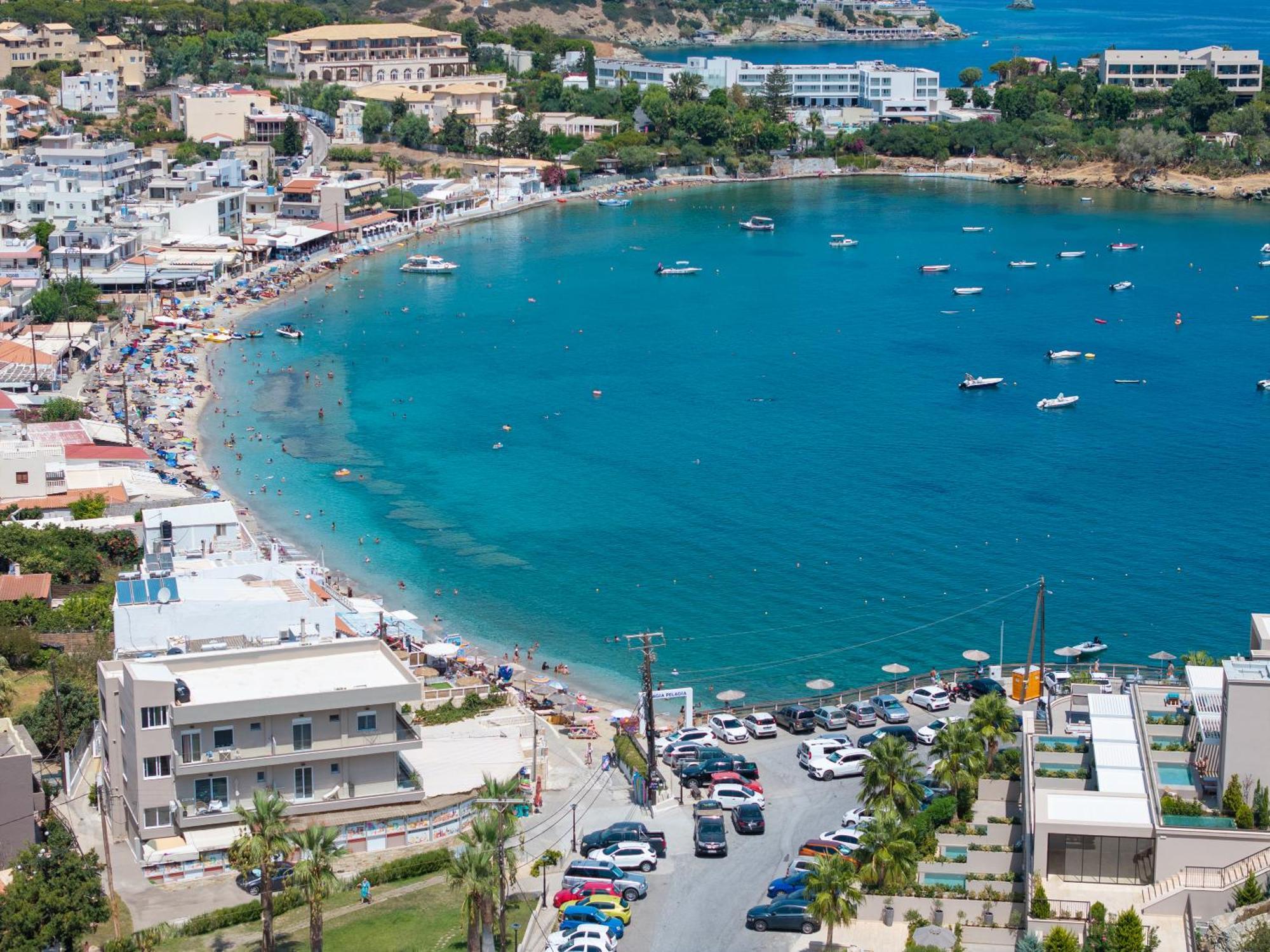 Mk Summer Breeze Luxury Apartments Agia Pelagia Exterior foto